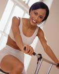 exercising woman with adenomyosis